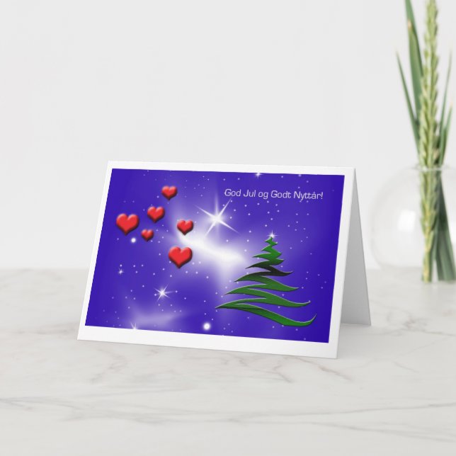 Carte de Noël norvégienne (Devant)