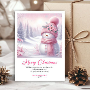 Carte de Noël numérique fantaisiste pour enfants e