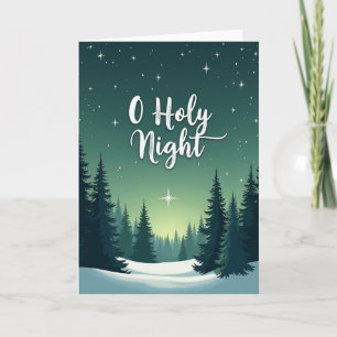Carte de Noël Ô Nuit Sainte