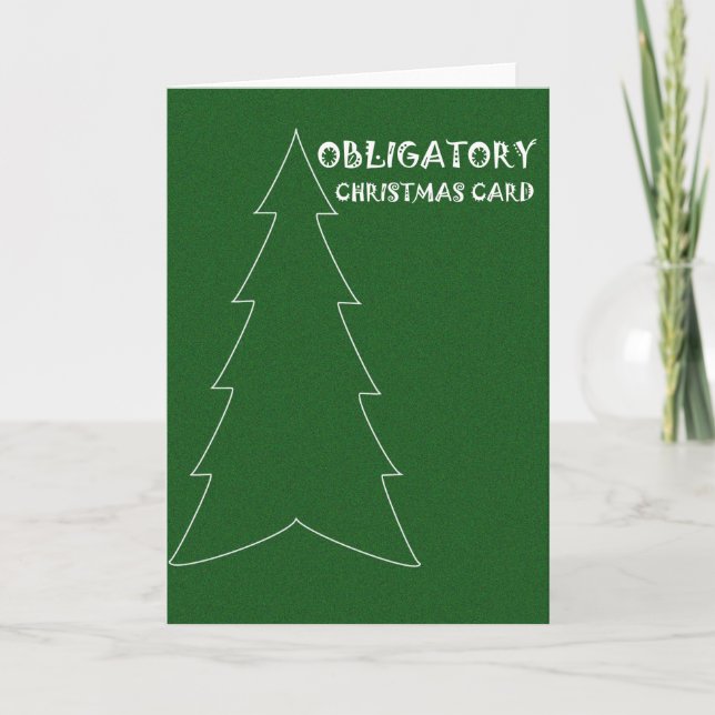 Carte de Noël obligatoire (Devant)