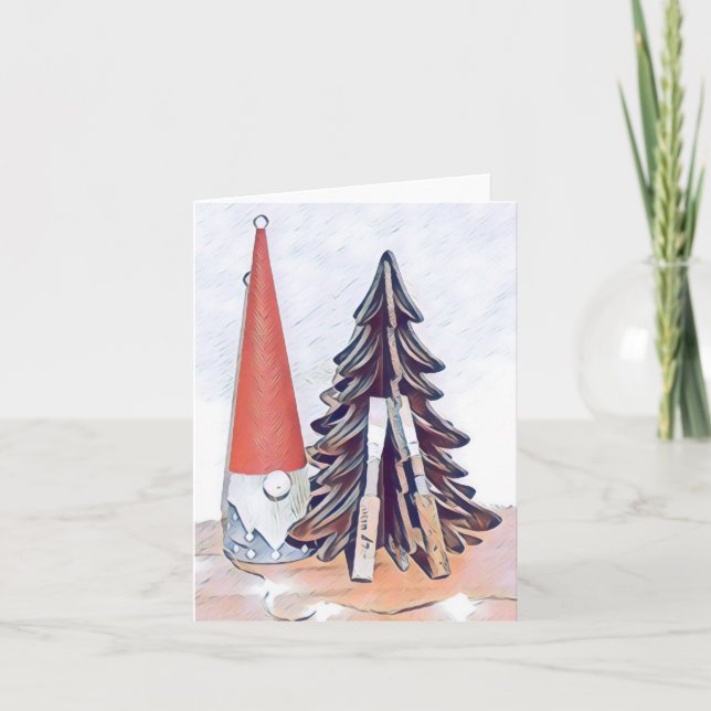 Carte de Noël Oboe Reed (Devant)