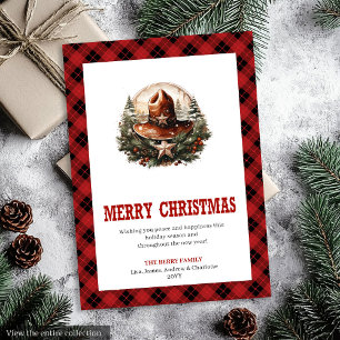 Carte de Noël occidentale avec illustration de bad