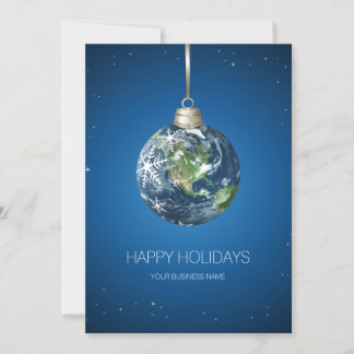 Carte de Noël officielle Planet Earth Holidays