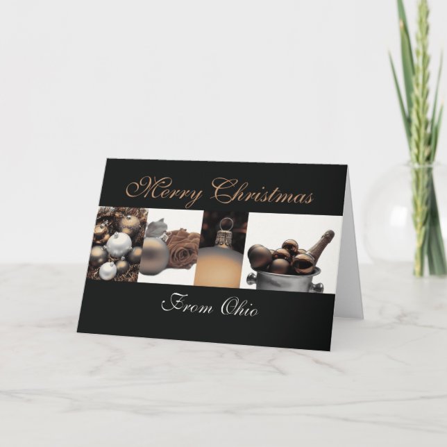 Carte de Noël Ohio, préciser (Devant)