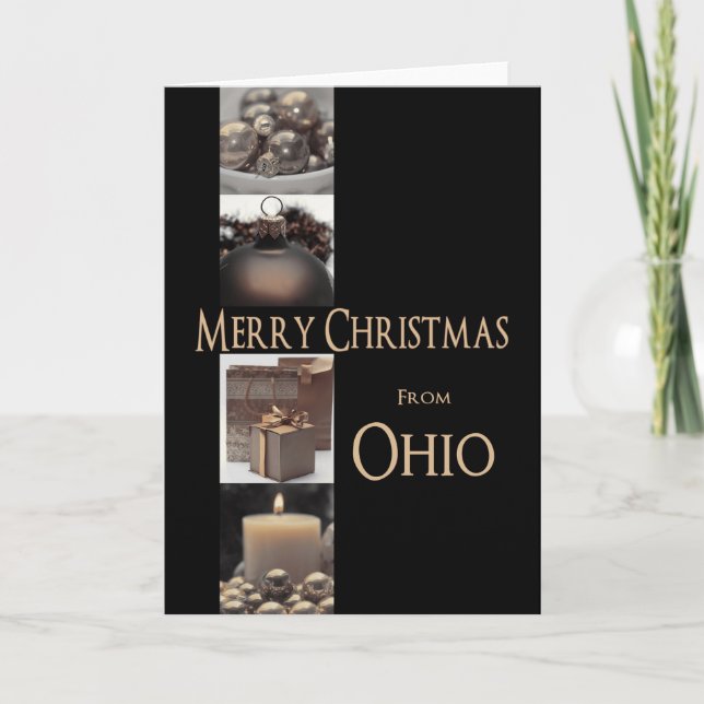 Carte de Noël Ohio, préciser (Devant)