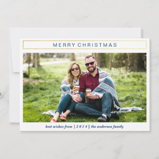 Carte de Noël Or Chic