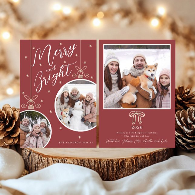 Carte de Noël Ornement enneigé (Créateur téléchargé)