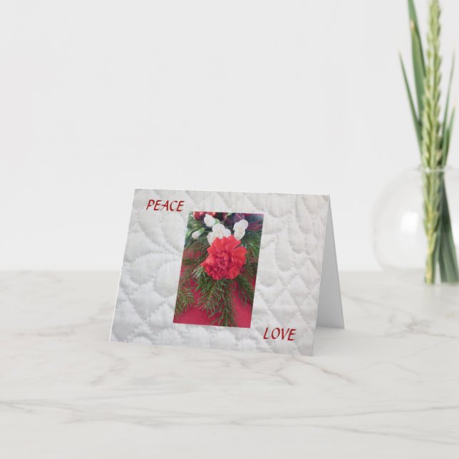 Carte de Noël Paix 2 (Devant)