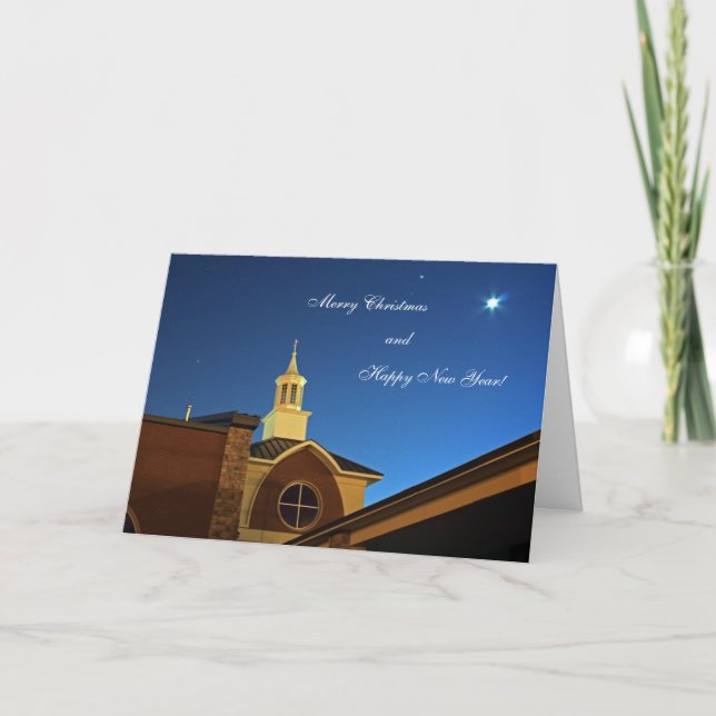 Carte de Noël Paix sur Terre (Devant)