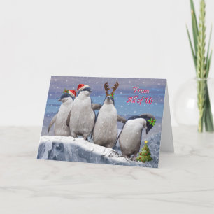 Carte de Noël Party Pingos