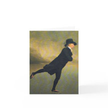 Carte de Noël - Patinage par le ministre