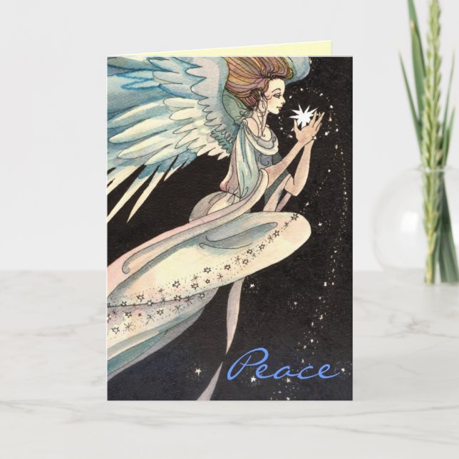 Carte de Noël Peace Angel (Devant)