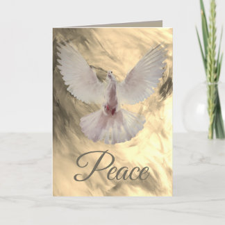 Carte de Noël Peace Dove par Leslie Clair Bures