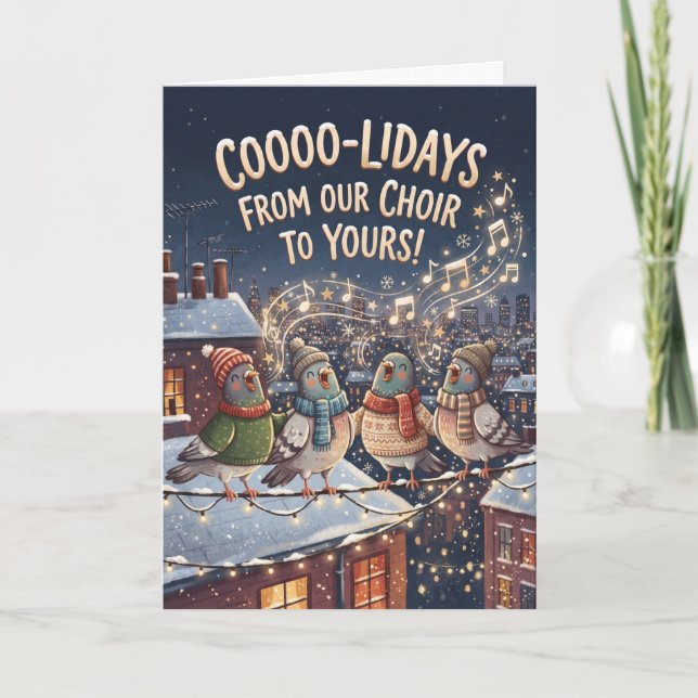 Carte de Noël Penguin Coldays (Devant)