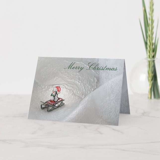 Carte de Noël Penguin par Janz (Devant)