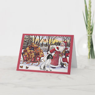 Carte de Noël Père Noël2 avec pointeur à cheveux c