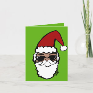 Carte de Noël père Noël Bro