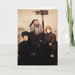 Carte de Noël Père Noël déplaisante