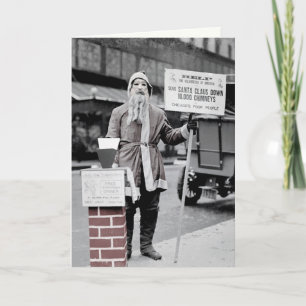 Carte de Noël Père Noël déplaisante