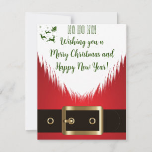 Carte de Noël "Père Noël Festive Greming"