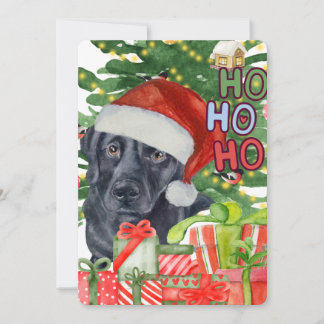 Carte de Noël père Noël Lab