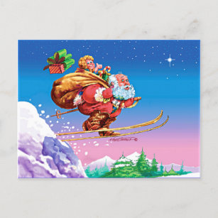 Cartes De Vœux Ski Humour Zazzle Fr