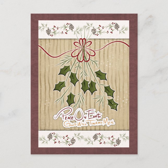 Carte de Noël personnalisée (Devant)