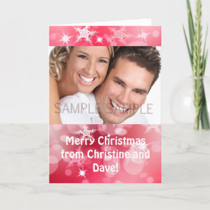 Carte de Noël personnalisée