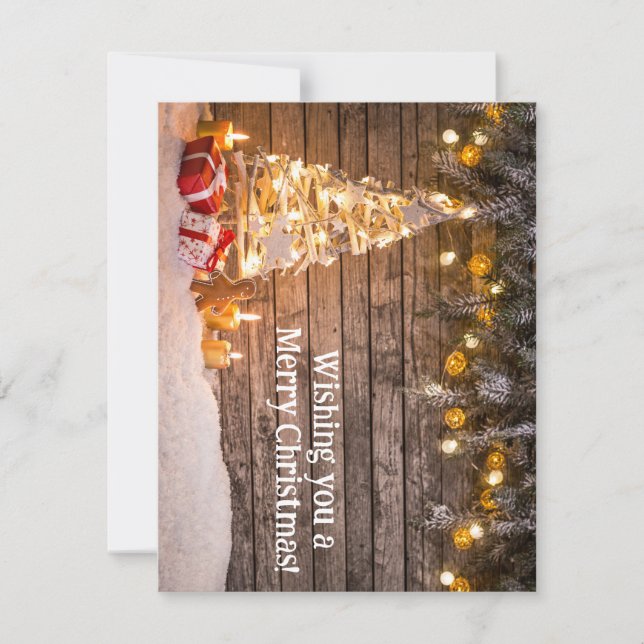 Carte de Noël personnalisée (Devant)