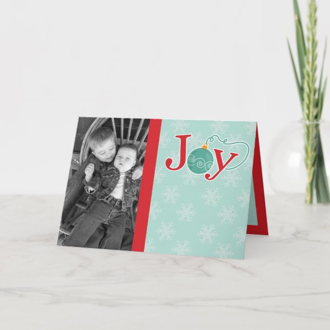 Carte de Noël personnalisée (Devant)