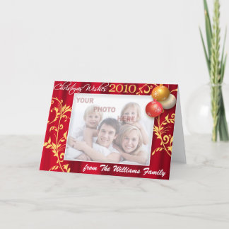 Carte de Noël personnalisée