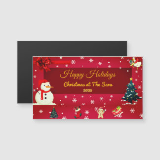Carte de Noël personnalisée avec nom