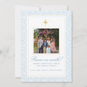 Carte de Noël personnalisée avec photo de famille