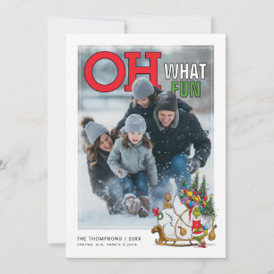 Carte de Noël personnalisée avec photo de Grinch &