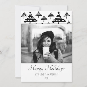 Carte de Noël personnalisée avec photo de vacances