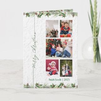 Carte de Noël personnalisée avec photo Joyeux Noël