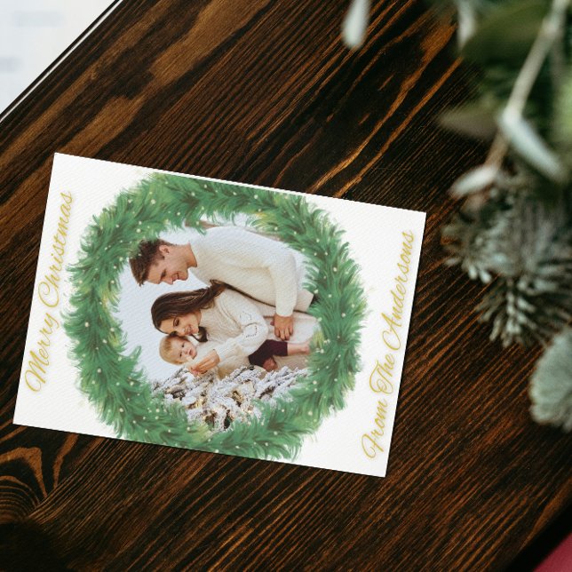 Carte de Noël personnalisée | Conception des fils (Créateur téléchargé)