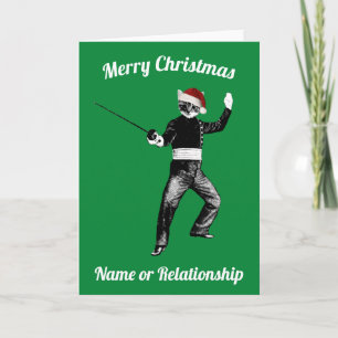 Carte de Noël personnalisée de clôture