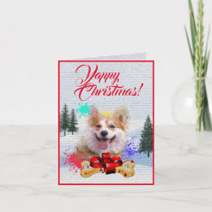 Carte de Noël personnalisée facile et mignonne de
