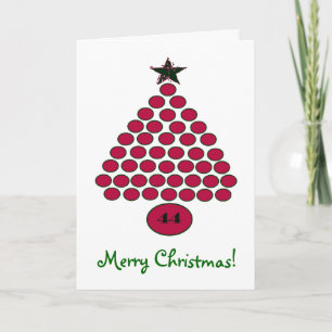 Carte de Noël personnalisée Obama 44