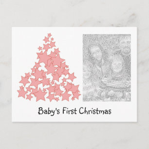 Carte de Noël personnalisée pour bébé
