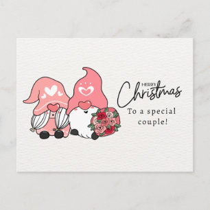 Carte de Noël personnalisée pour couples drôle
