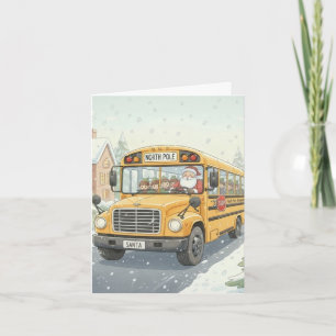 Carte de Noël personnalisée pour les conducteurs d