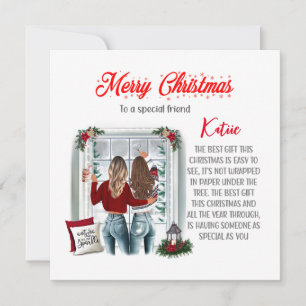 Carte de Noël personnalisée pour Meilleur Ami Spéc