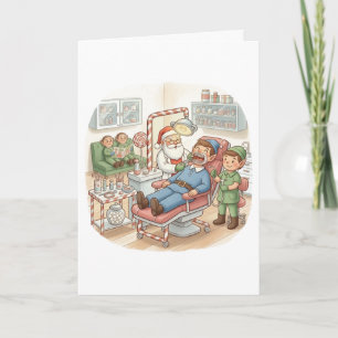 Carte de Noël personnalisée pour orthodontiste