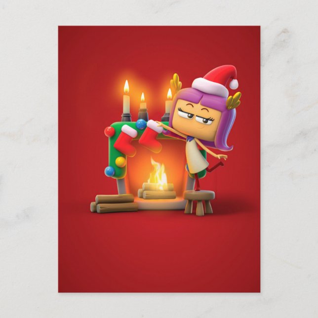 Carte de Noël personnalisée pour Vierge (Devant)