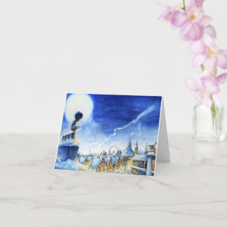 Carte de Noël Peter Pan