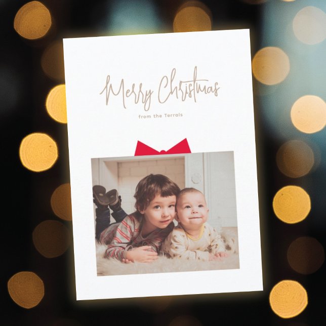 Carte de Noël photo boîte cadeau (Créateur téléchargé)