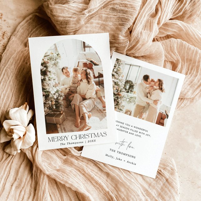 Carte de Noël photo | Carte de vacances photo en a (Créateur téléchargé)