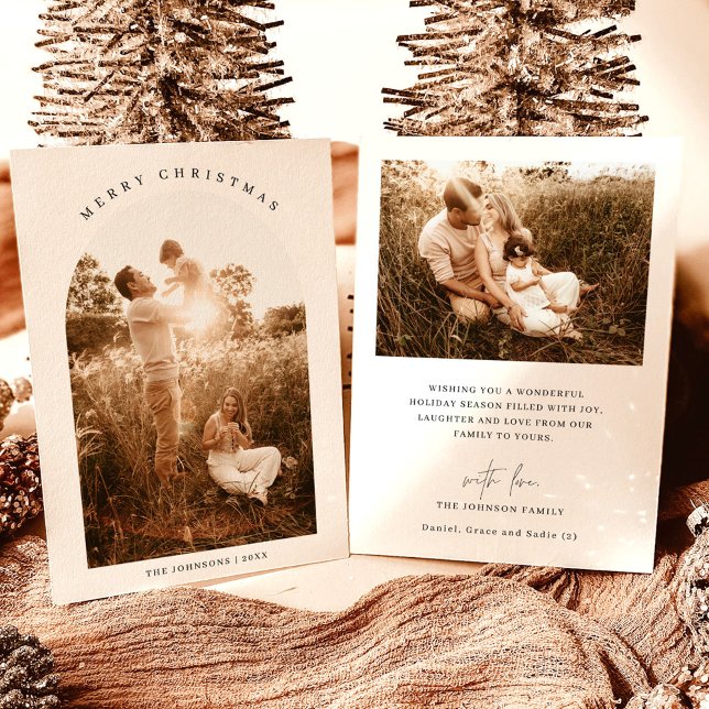 Carte de Noël photo | Carte photo de vacances mode (Créateur téléchargé)